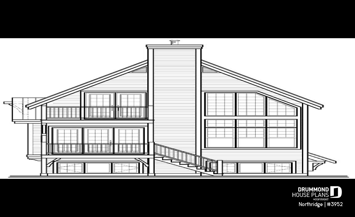 rear elevation - Northridge
