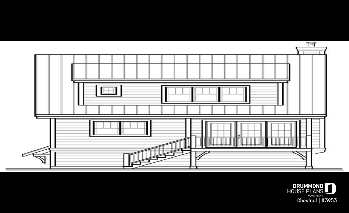 rear elevation - Chestnut