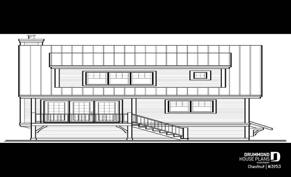 rear elevation - Chestnut