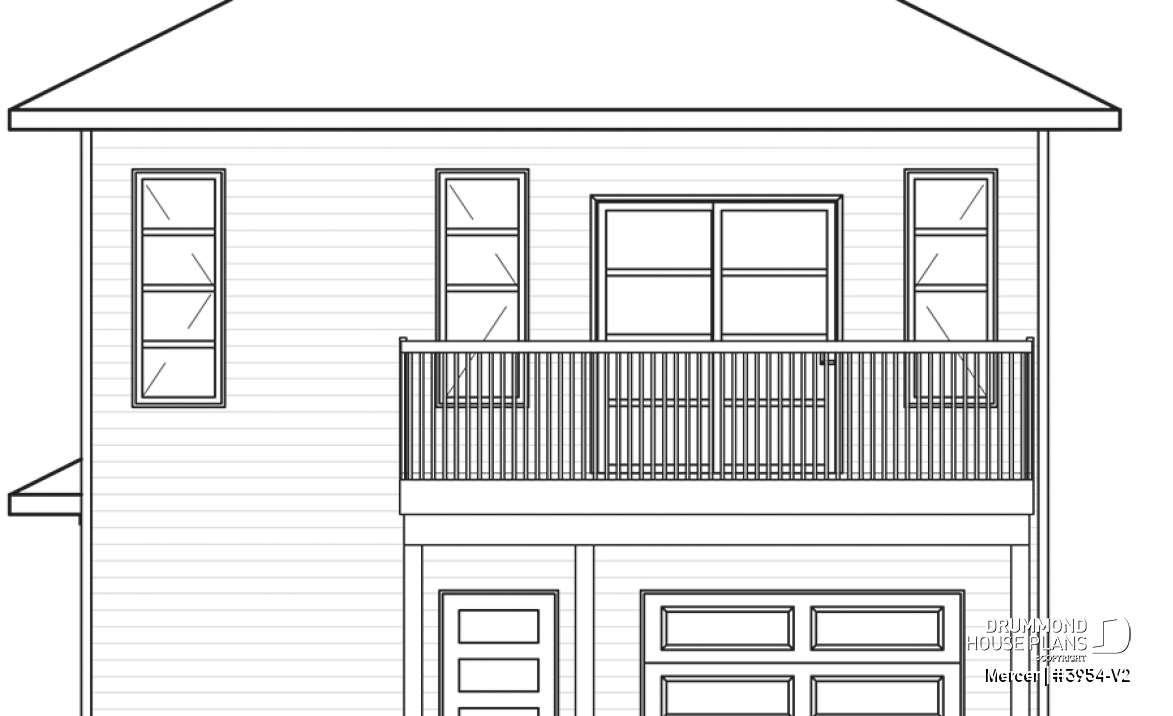 rear elevation - Mercer