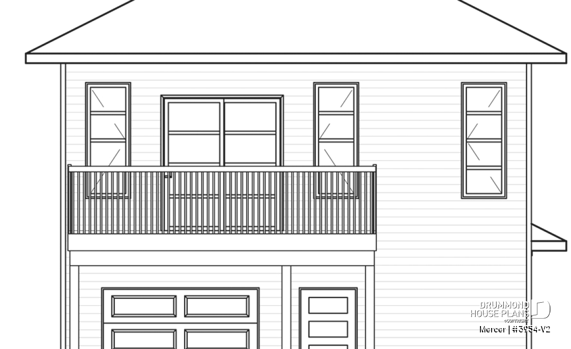 rear elevation - Mercer