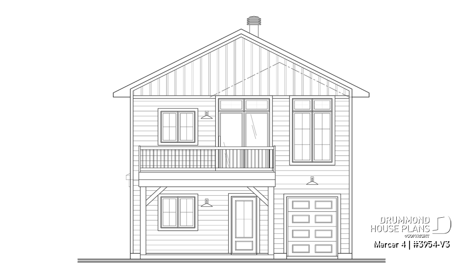 rear elevation - Mercer 4