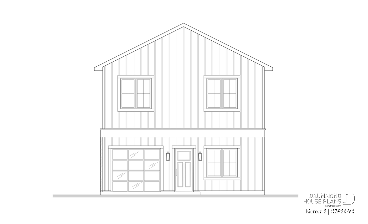 rear elevation - Mercer 5