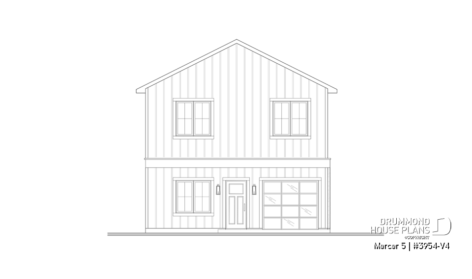 rear elevation - Mercer 5