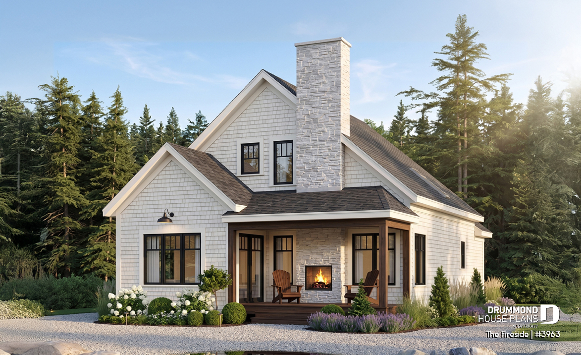 Rear view - BASE MODEL - The Fireside