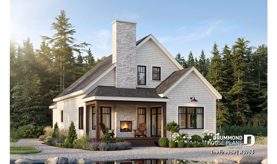 Rear view - BASE MODEL - The Fireside
