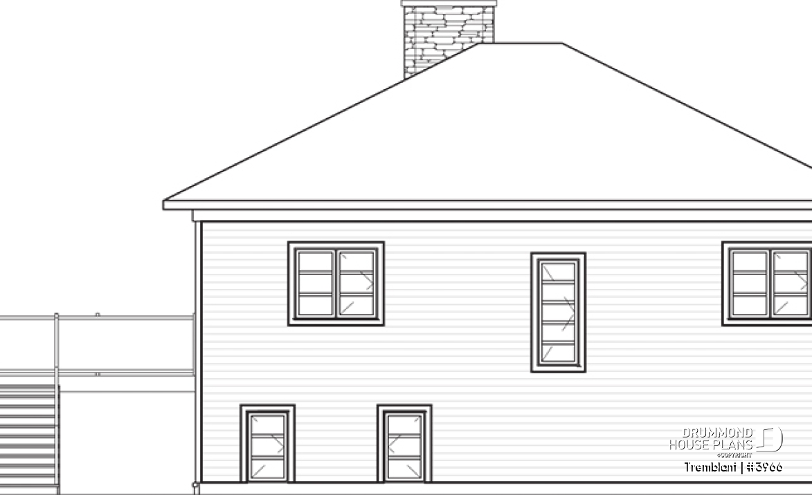 rear elevation - Tremblant