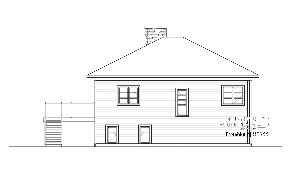 rear elevation - Tremblant