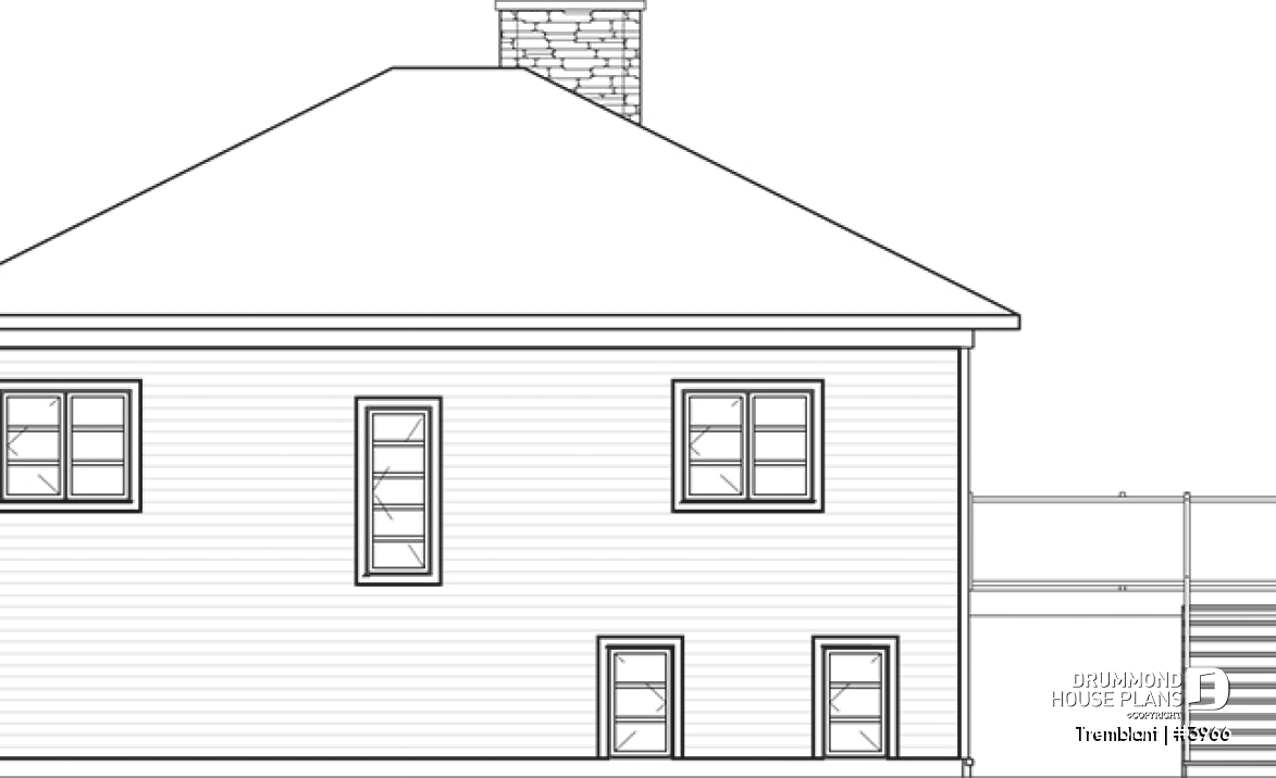 rear elevation - Tremblant
