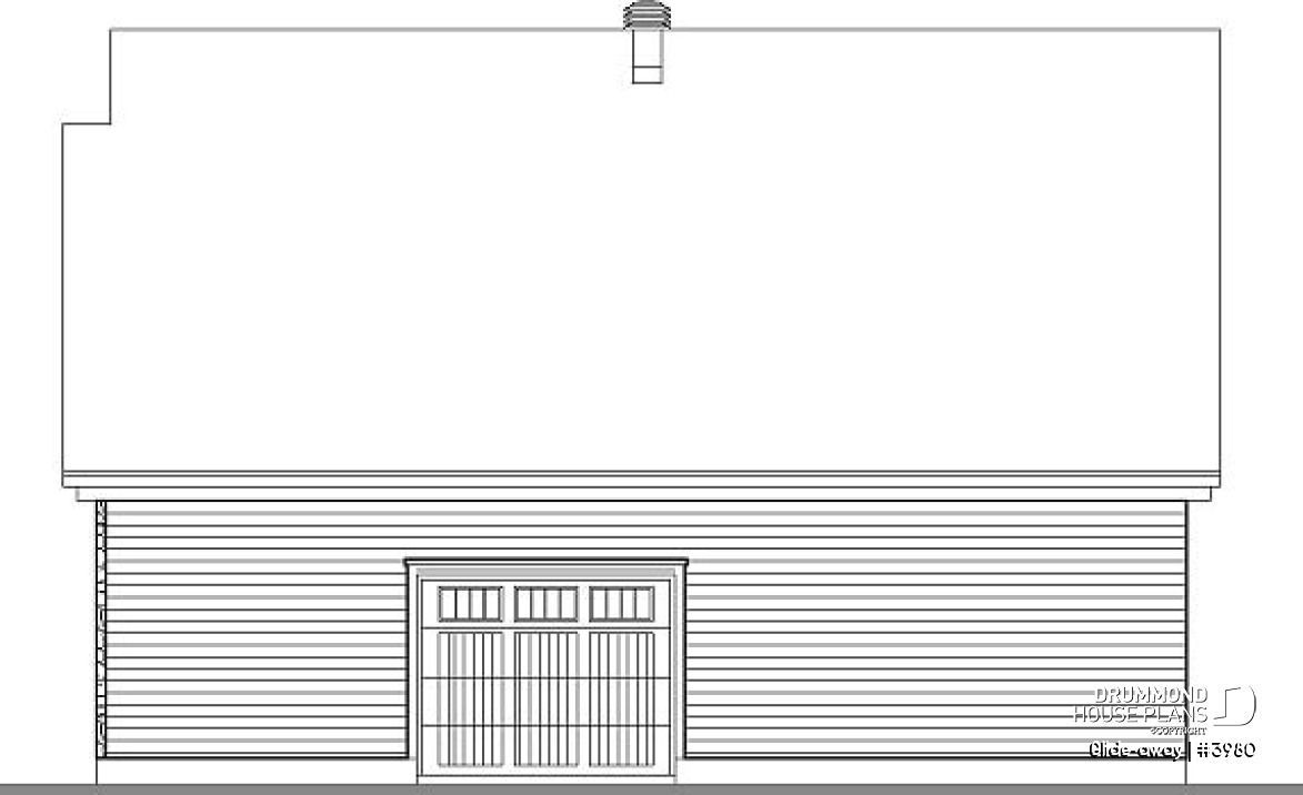 rear elevation - Glide-away