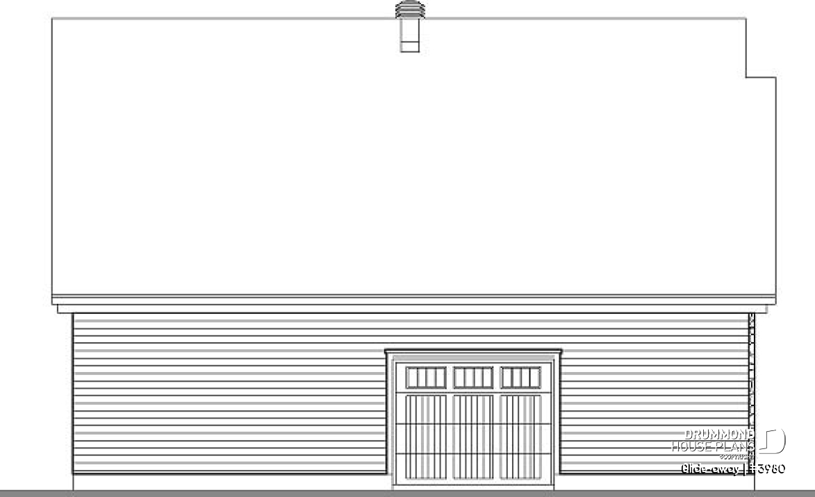 rear elevation - Glide-away