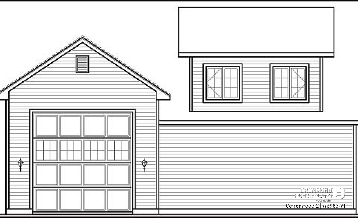 rear elevation - Cottonwood 2
