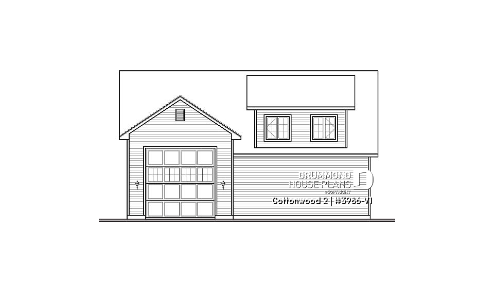 rear elevation - Cottonwood 2