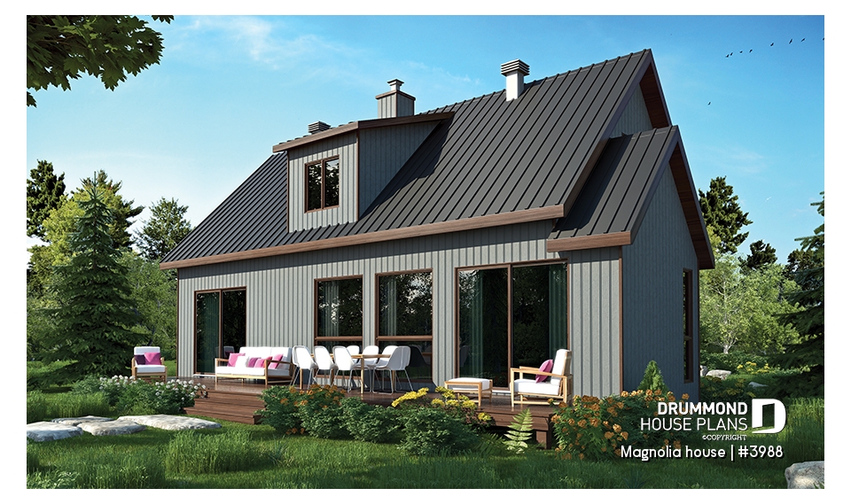 Color version 2 - Rear - Magnolia house