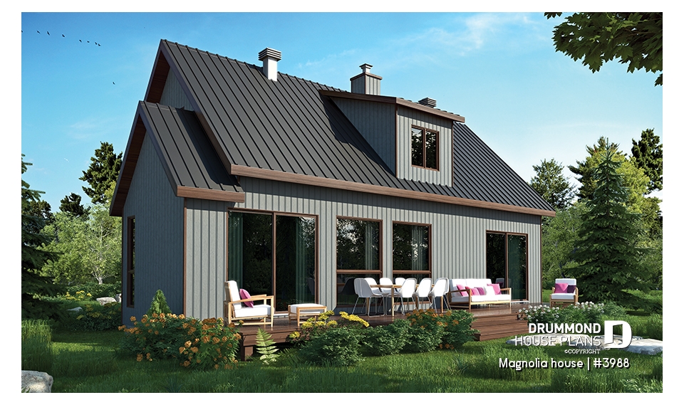 Color version 2 - Rear - Magnolia house