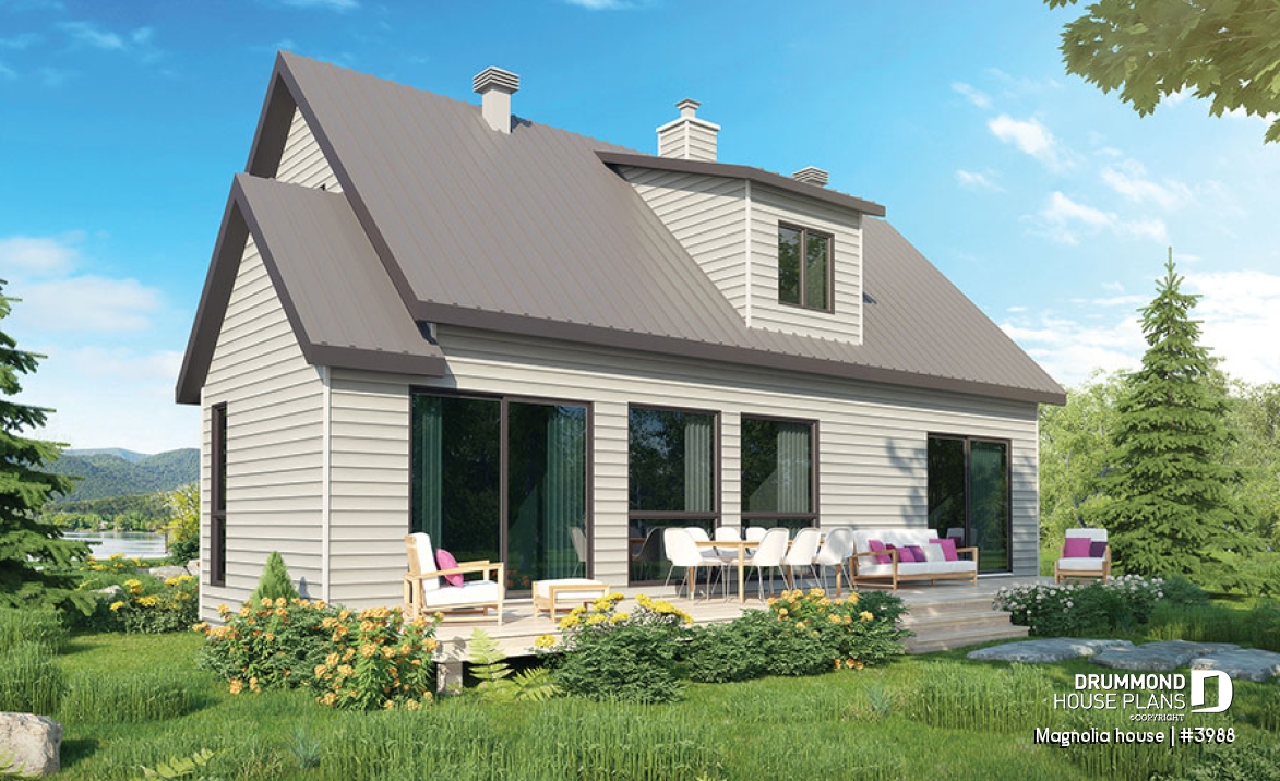 Rear view - BASE MODEL - Magnolia house