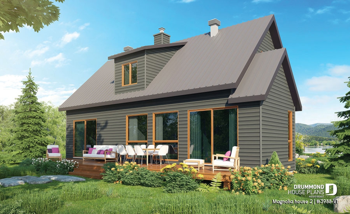 Color version 2 - Rear - Magnolia house 2