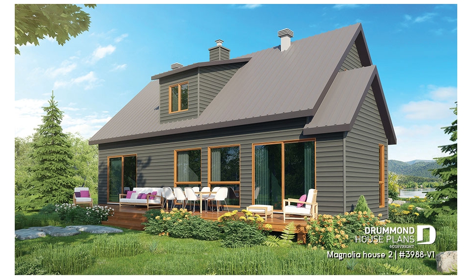 Color version 2 - Rear - Magnolia house 2