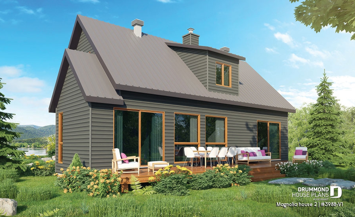 Color version 2 - Rear - Magnolia house 2