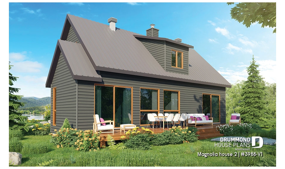 Color version 2 - Rear - Magnolia house 2