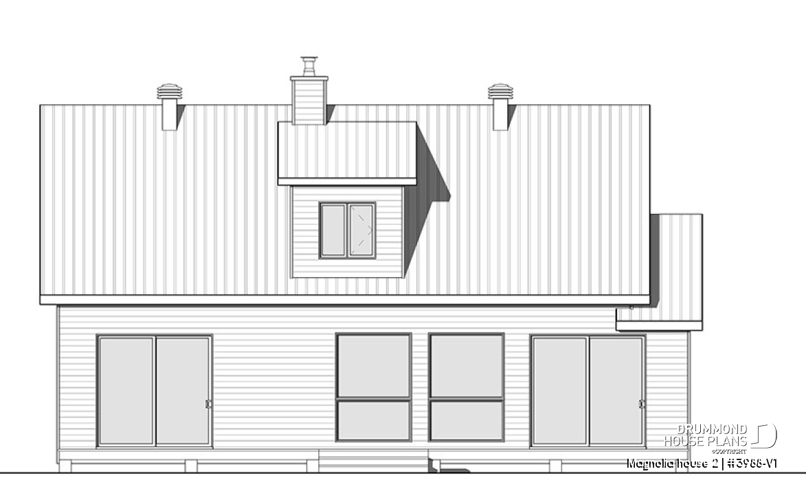rear elevation - Magnolia house 2
