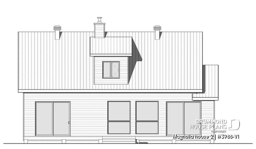 rear elevation - Magnolia house 2