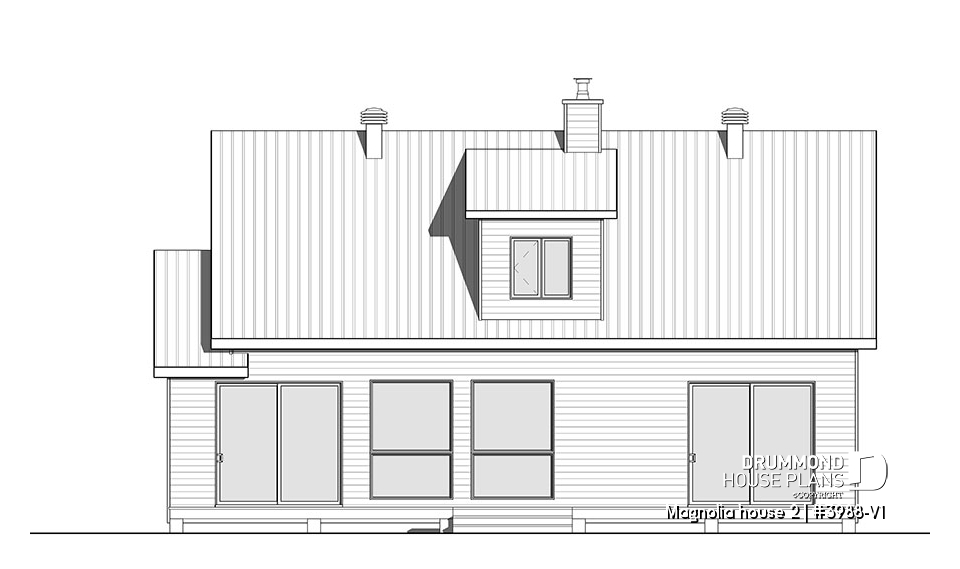 rear elevation - Magnolia house 2