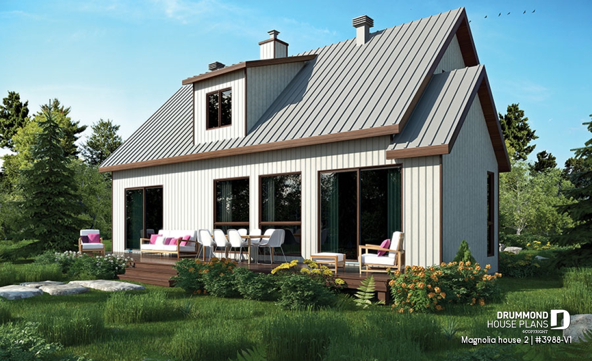 Rear view - BASE MODEL - Magnolia house 2