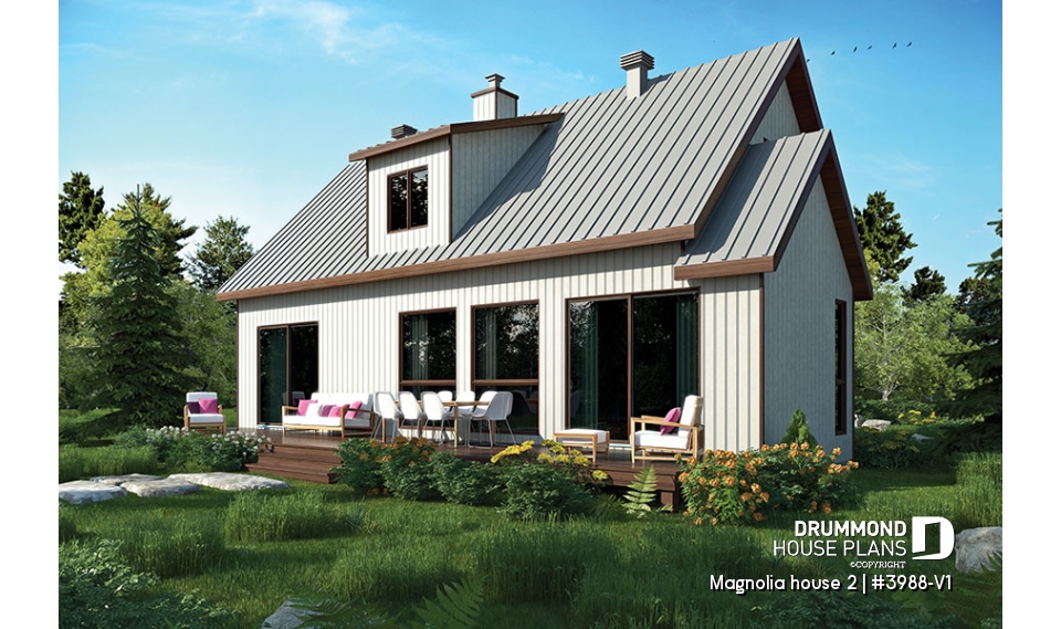 Rear view - BASE MODEL - Magnolia house 2