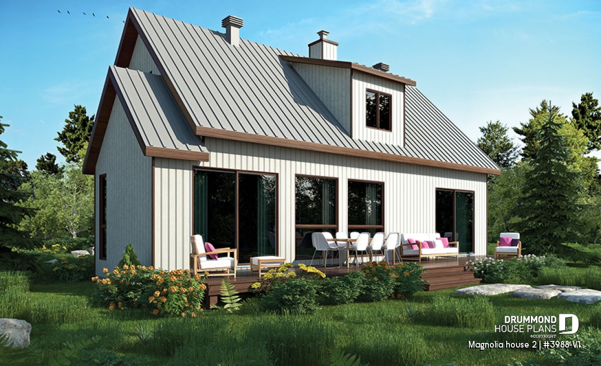 Rear view - BASE MODEL - Magnolia house 2
