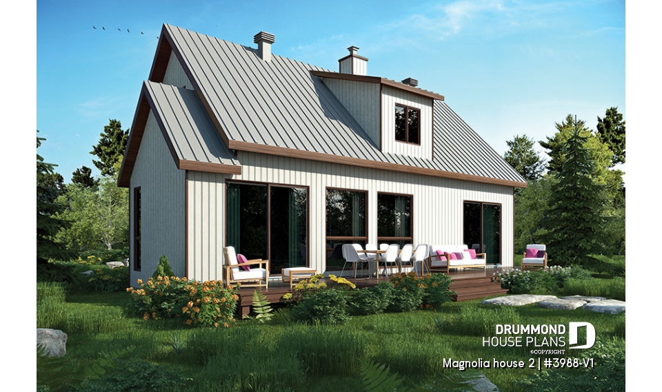 Rear view - BASE MODEL - Magnolia house 2