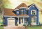 front - BASE MODEL - Victorian inspired cottage house plan with 3 bedrooms, garage - Sadoques