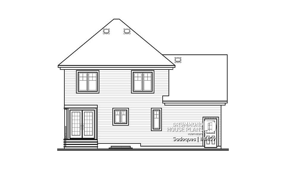 rear elevation - Sadoques