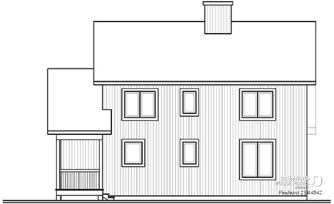 rear elevation - Pinehurst 2