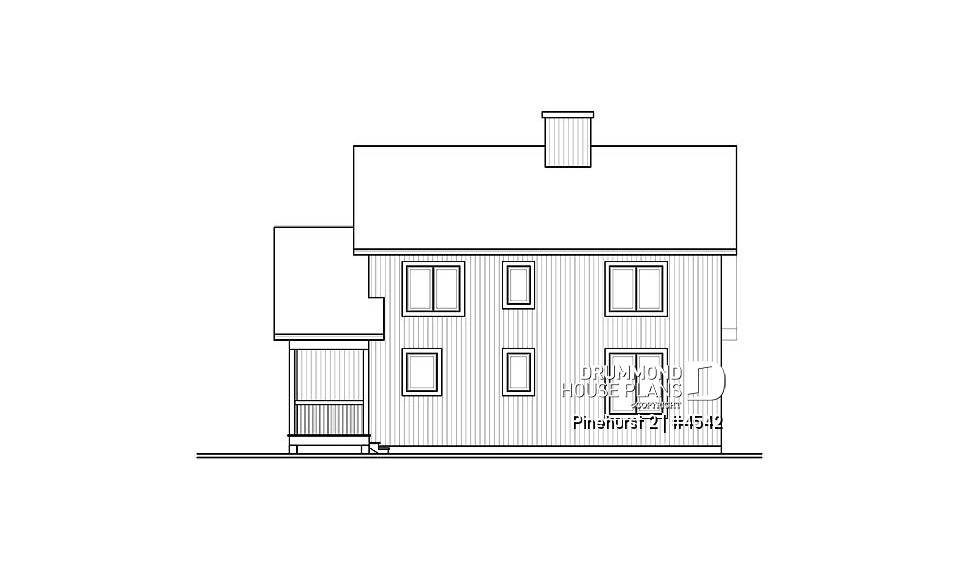 rear elevation - Pinehurst 2