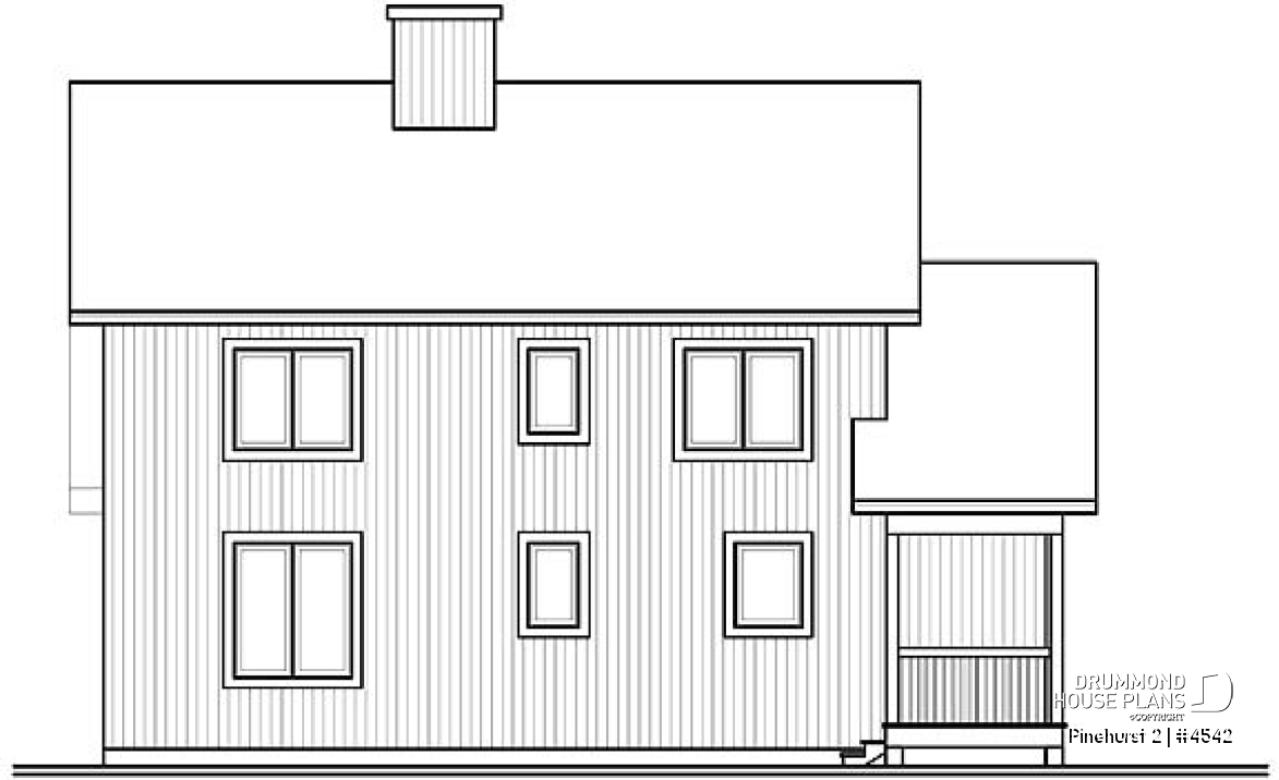 rear elevation - Pinehurst 2