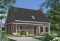 front - BASE MODEL - Scandinavian style house plan, 3 bedrooms, kitchen booth, economical home to build, covered porches - Beausejour 2
