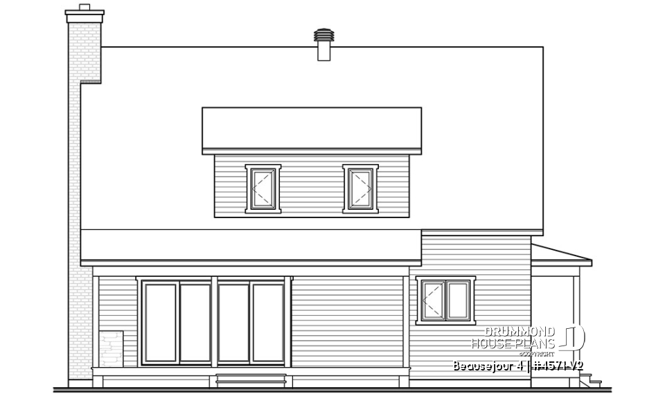 rear elevation - Beausejour 4