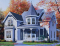 front - BASE MODEL - Victorian house plan with home office, breakfast nook and 3 bedrooms - Grenoble 2
