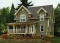 front - BASE MODEL - 2-story farmhouse style house plan, 3 to 4 bedrooms, nice kitchen, great wraparound porch - Cloverdale