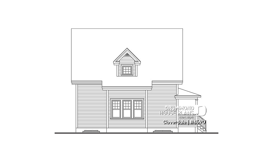 rear elevation - Cloverdale