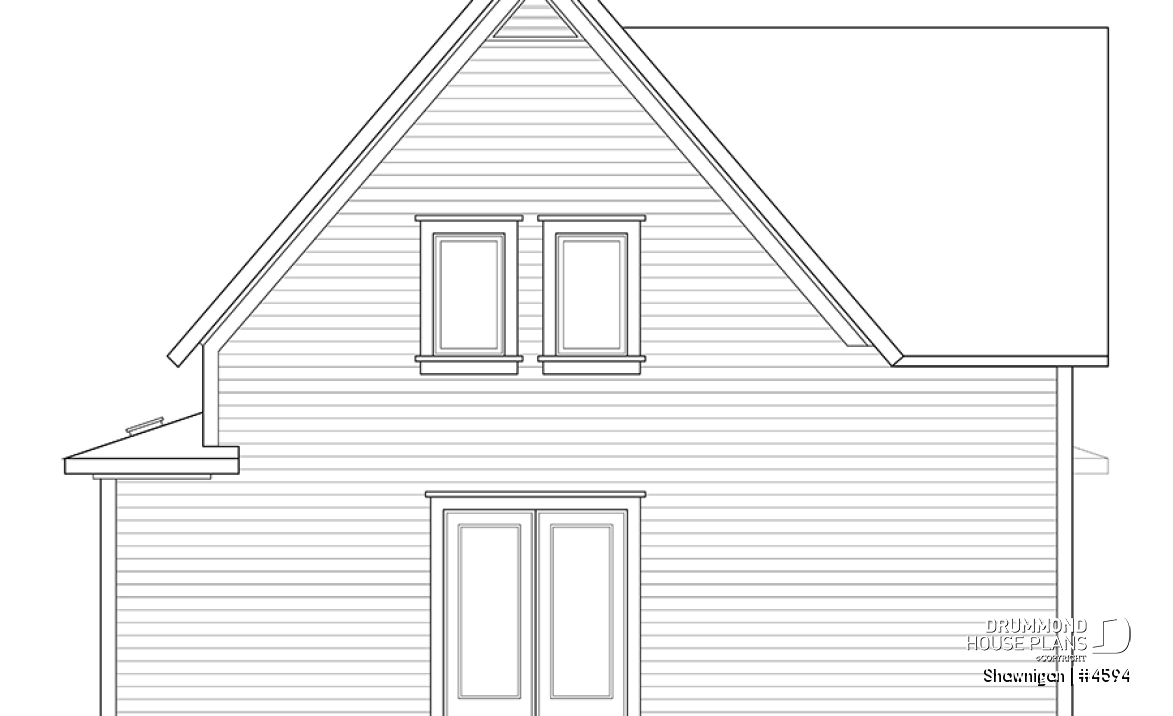 rear elevation - Shawnigan