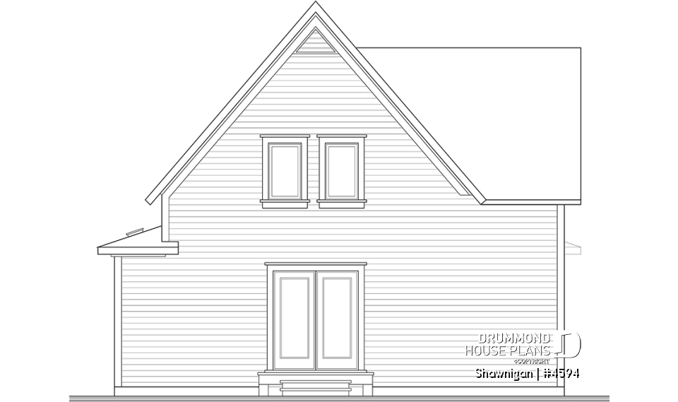 rear elevation - Shawnigan