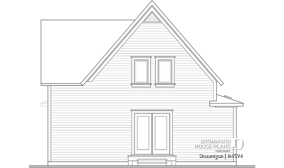 rear elevation - Shawnigan