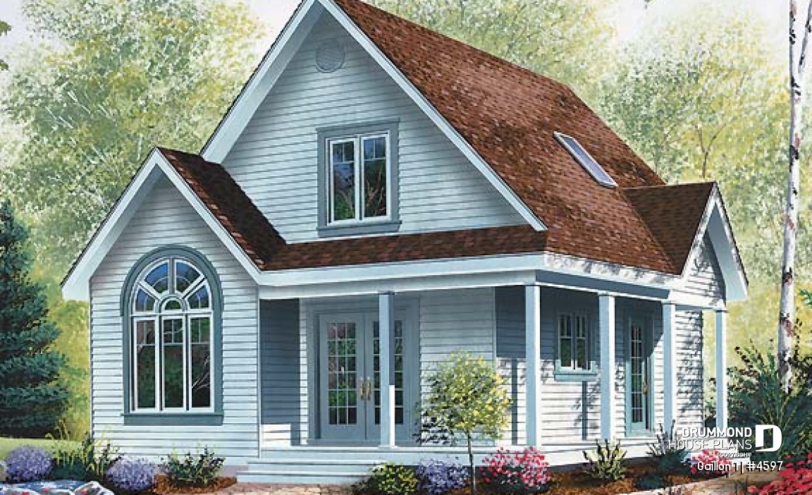 front - BASE MODEL - Charming Country Style home with 3 bedrooms and open floor plan layout - Gaillon 1