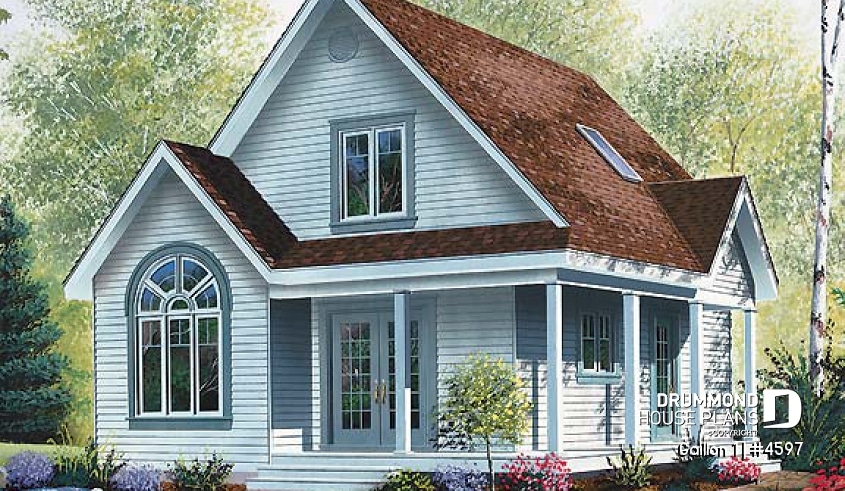 front - BASE MODEL - Charming Country Style home with 3 bedrooms and open floor plan layout - Gaillon 1