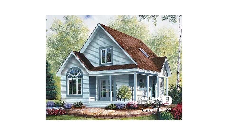 front - BASE MODEL - Charming Country Style home with 3 bedrooms and open floor plan layout - Gaillon 1