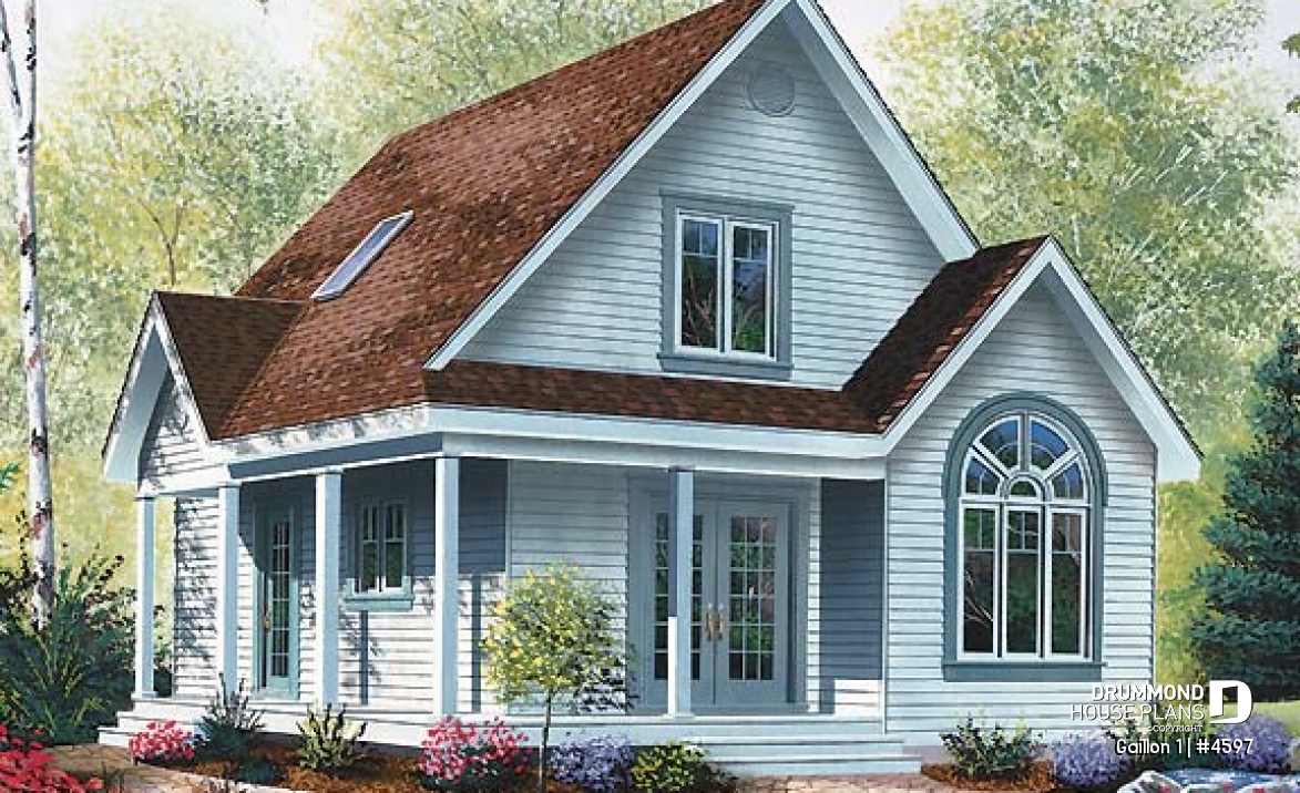 front - BASE MODEL - Charming Country Style home with 3 bedrooms and open floor plan layout - Gaillon 1