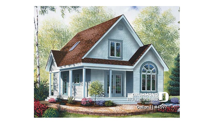 front - BASE MODEL - Charming Country Style home with 3 bedrooms and open floor plan layout - Gaillon 1