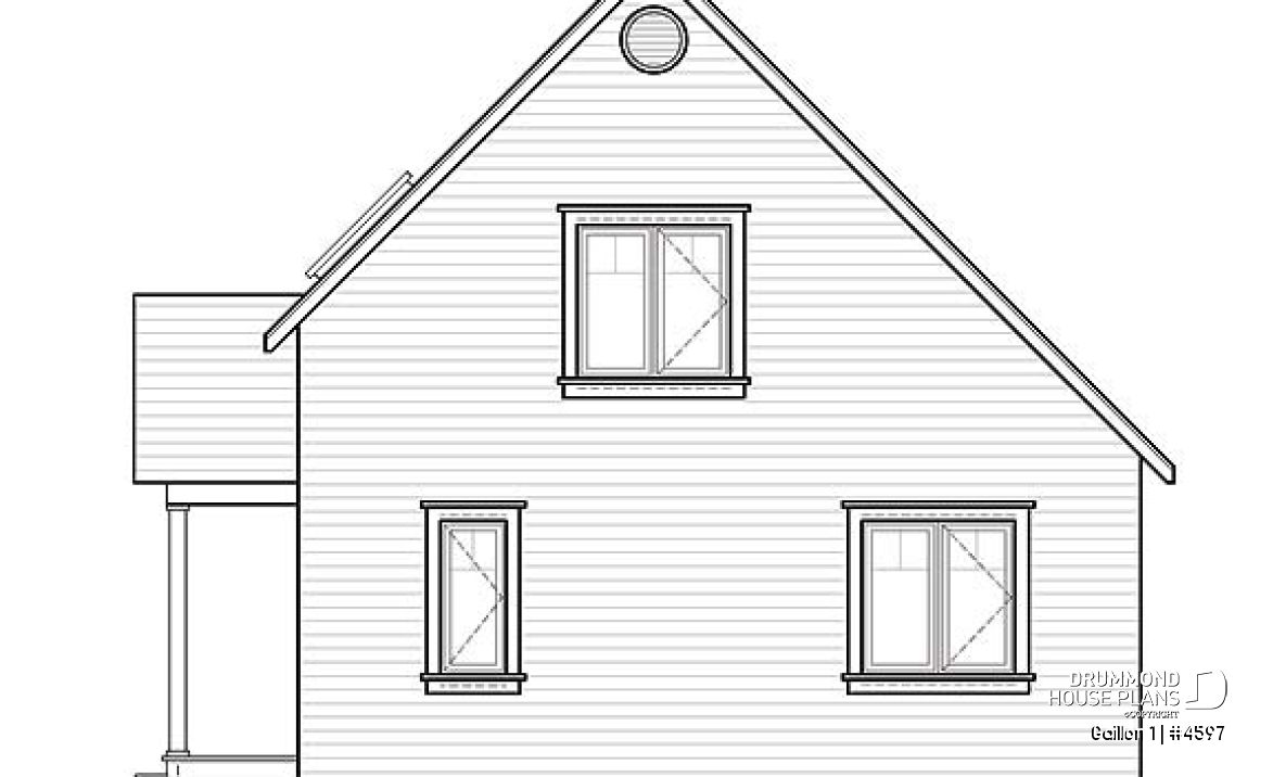 rear elevation - Gaillon 1